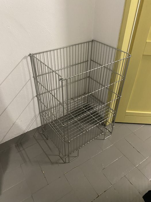 2 kosze sklepowe na pranie skladane do pralni