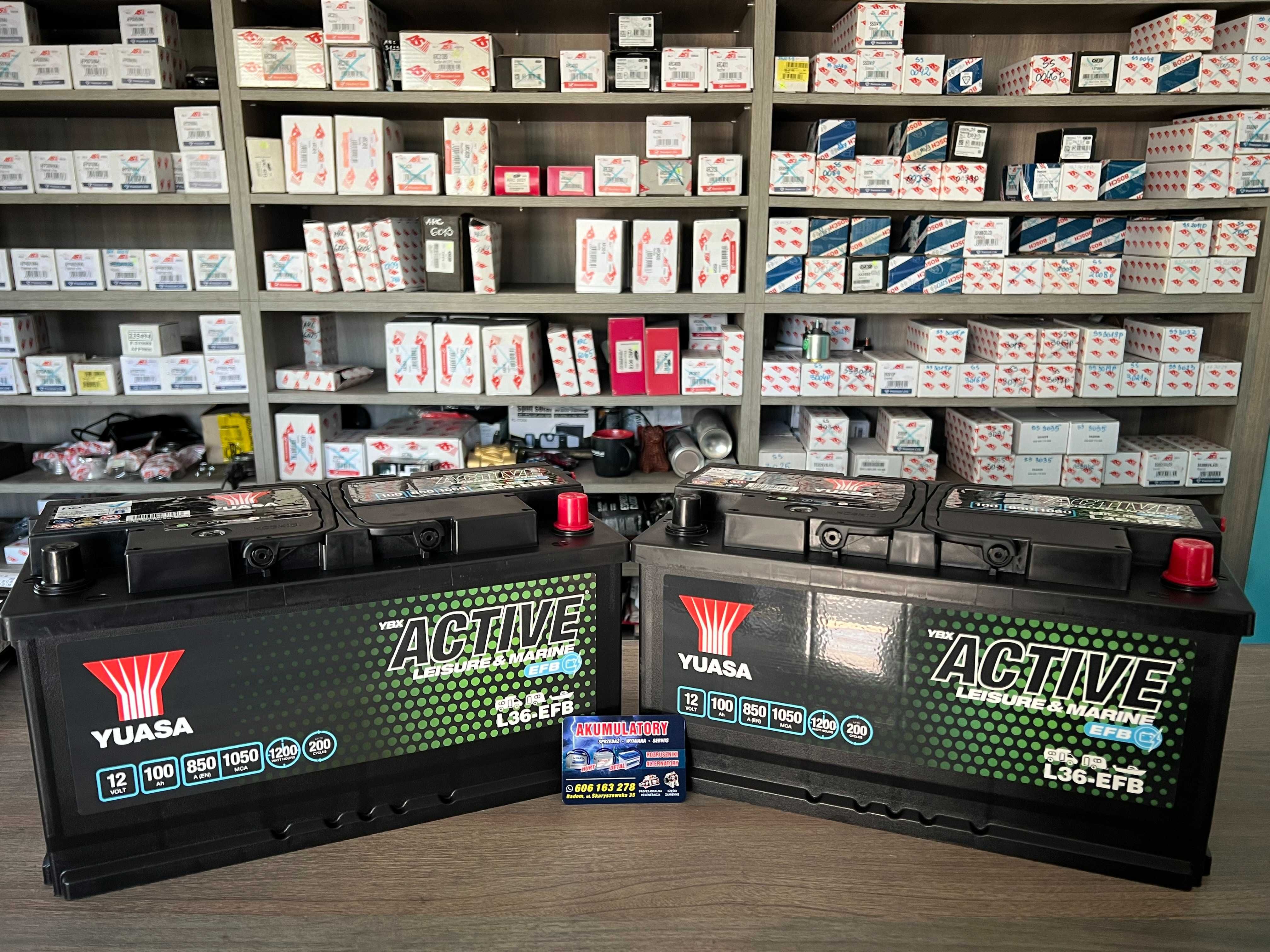 Akumulator YUASA 12V 80Ah/780A START/STOP EFB; YBX7335 EFB Start Stop