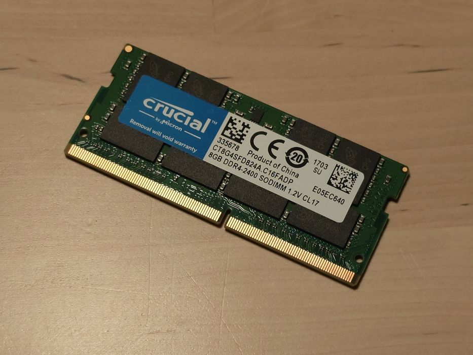 Pamięć RAM Crucial 8GB DDR4-2400 SODIMM 1.2V CL17
