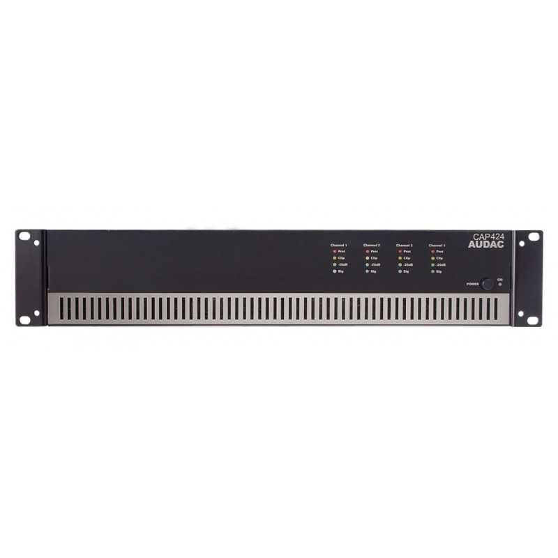 Audac CAP424 - 4-канальний трансляційний підсилювач