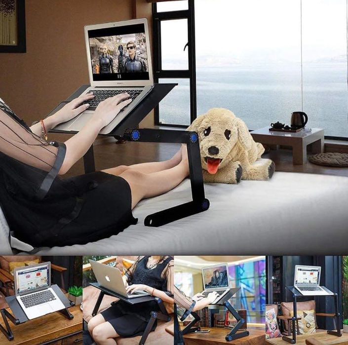 Розкладний столик для ноутбука з охолодженням