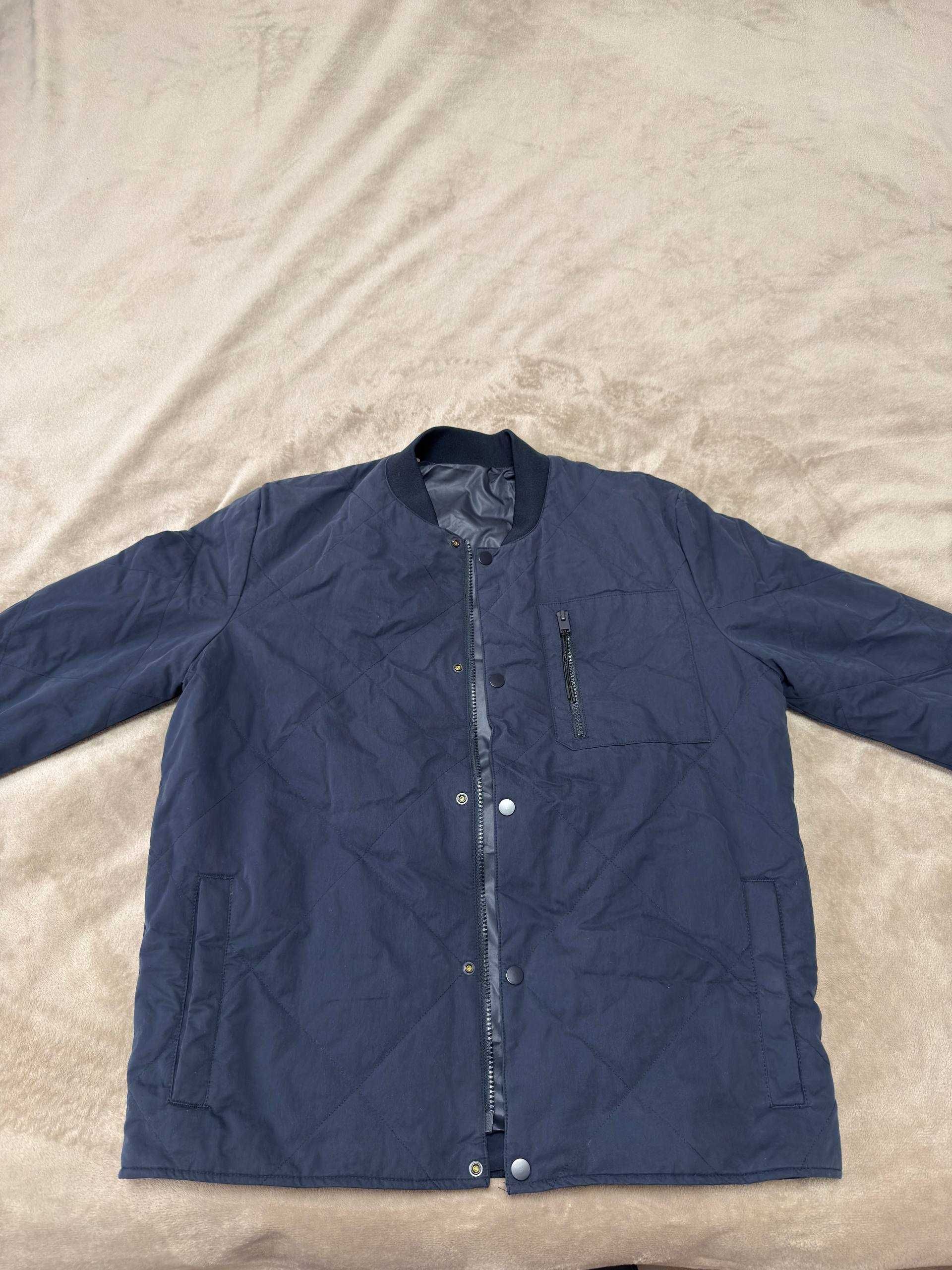 Куртка чоловіча темно-синя Selected Homme S, M