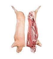 Мясо частинами від 10-20 кг,півтуши рубаю на 6 частин, сало гарне !!!