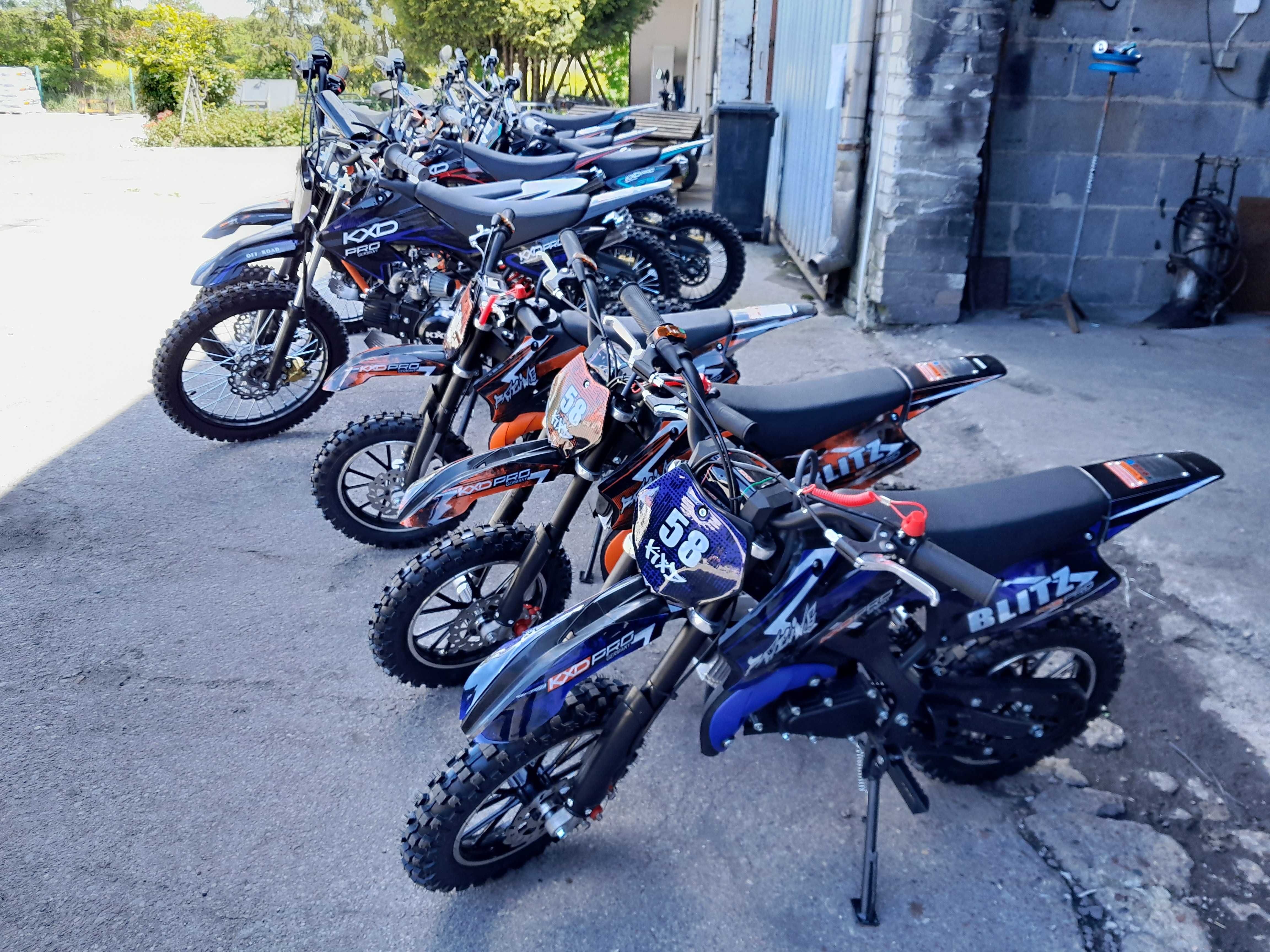 NOWE Mini kros cross pitbike  automat dla dzieci 50cc bezpośr wysyłka