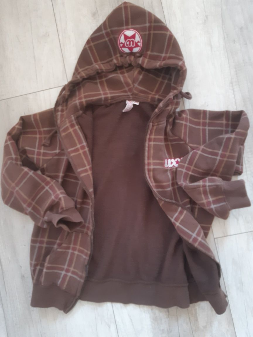 Bluza w kratę r.152 wow
