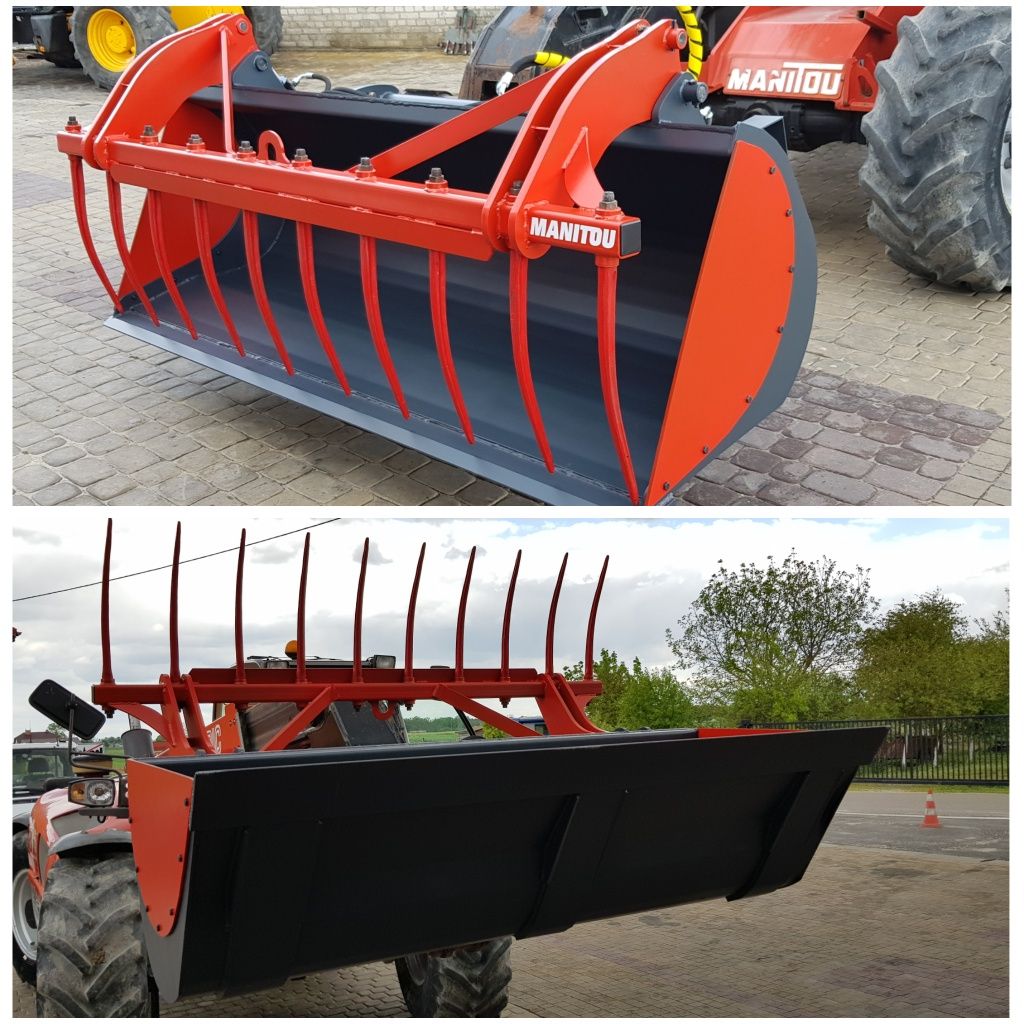 Szufla łyżka szypa do ładowarki 1,6 m3-220cm(manitou ,jcb,merlo