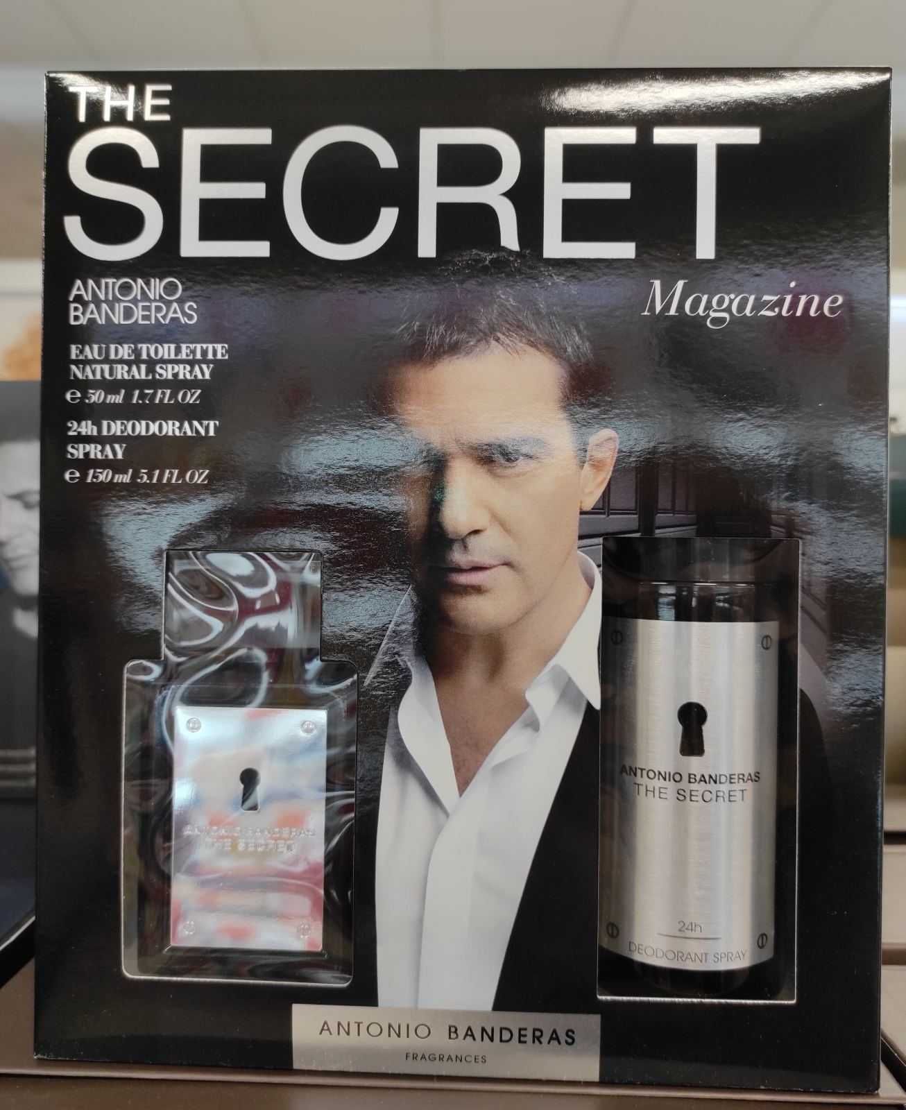 ANTONIO BANDERAS Оригинал Шикарный набор для мужчин THE SECRET Испания