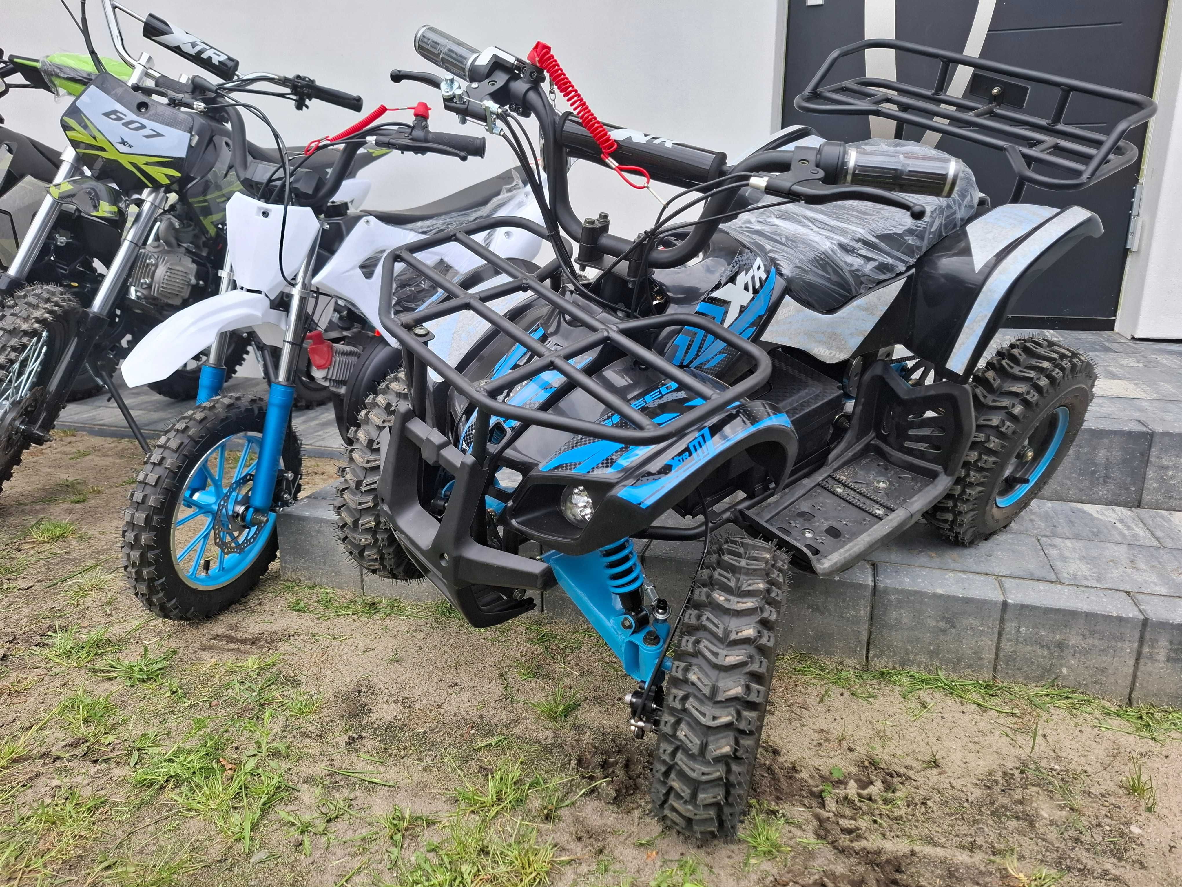 Quad Cross 125-250cm Nowe Uzywane 1000W elektryczne Kola 8cali Wysylka