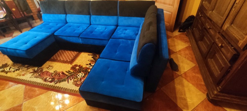 Narożnik z funkcją spania w kształcie U 290x202