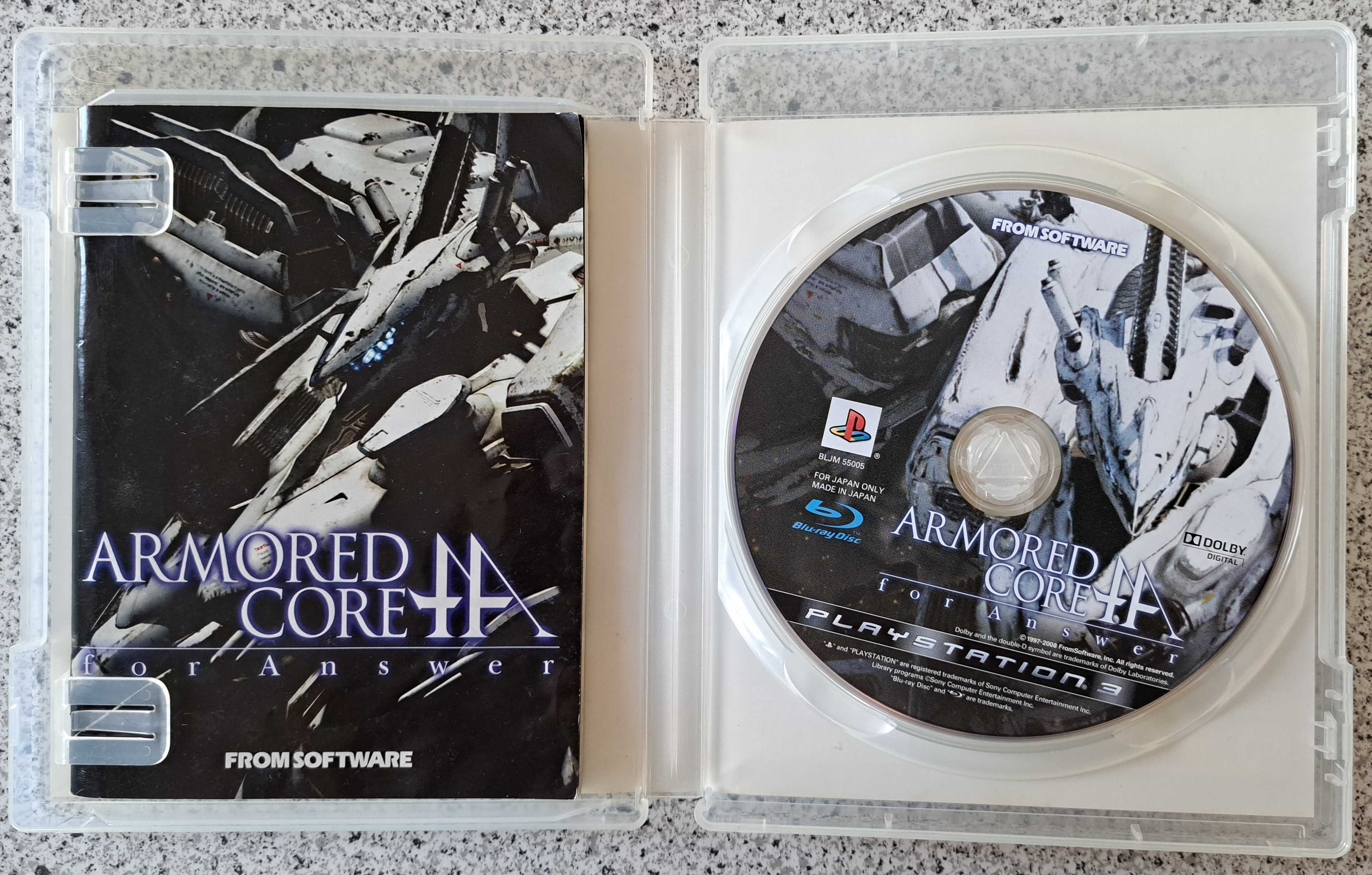 Gra Armored Core: For Answer, FromSoftware, PS3, import Japonia