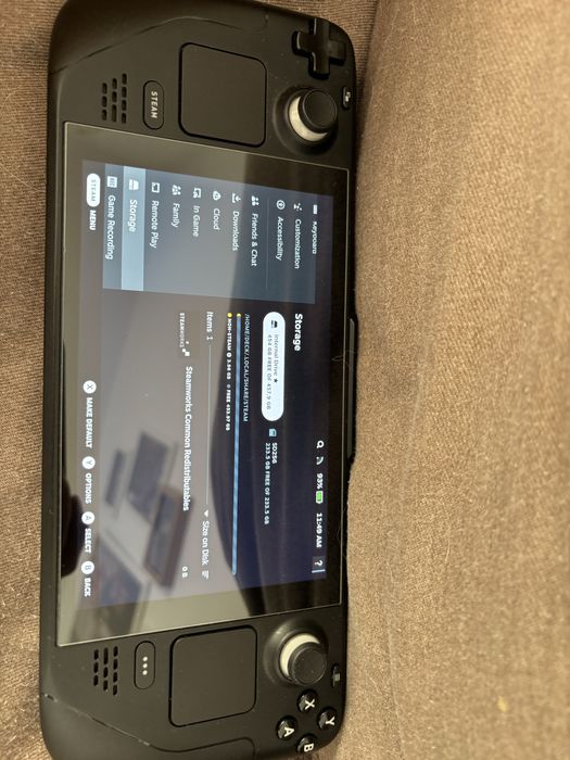 Steam Deck LCD 512gb + 256gb + stacja dokująca + wentylator