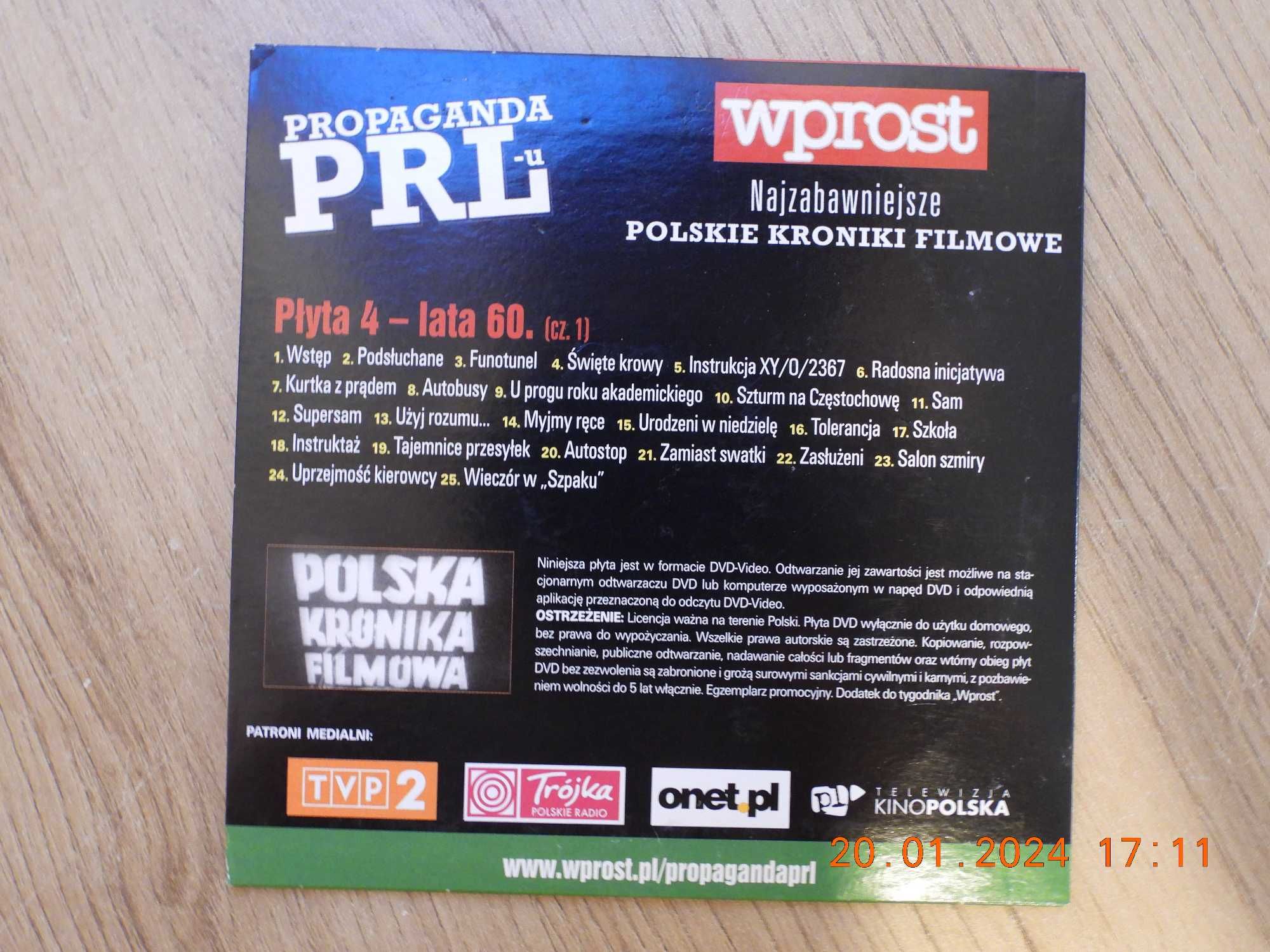 Film Propaganda PRL-u część 4 lata 60-te cz.1 - płyta DVD
