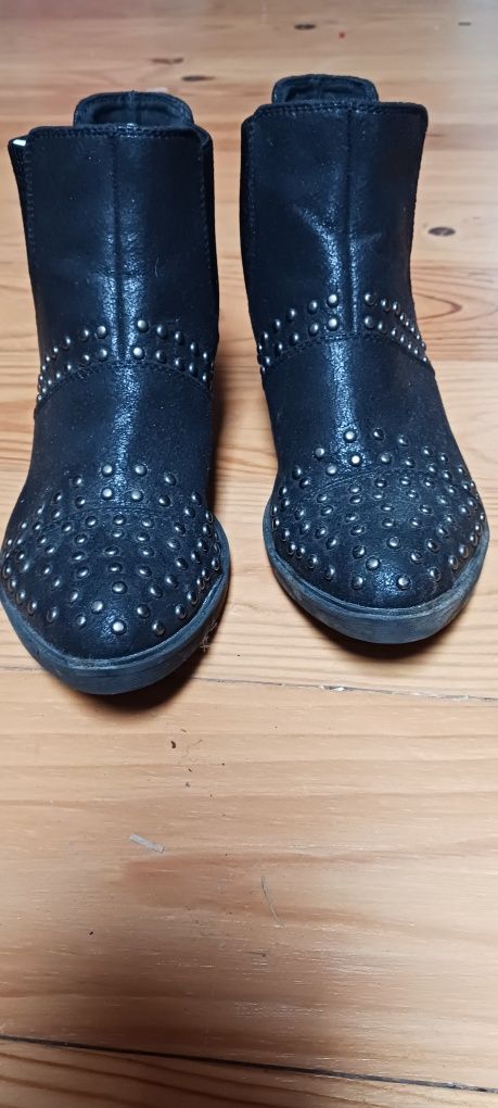 Botas pretas n37 francesco milano