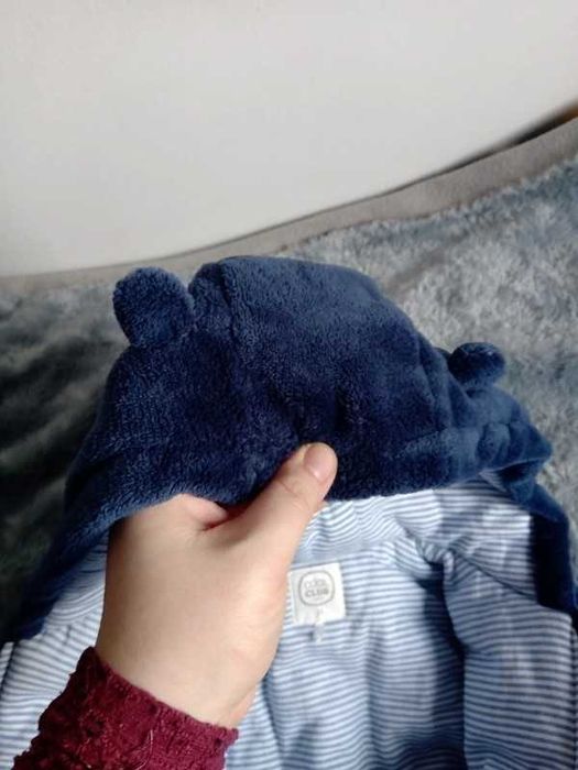 Kombinezon zimowy z misiem cool club 74