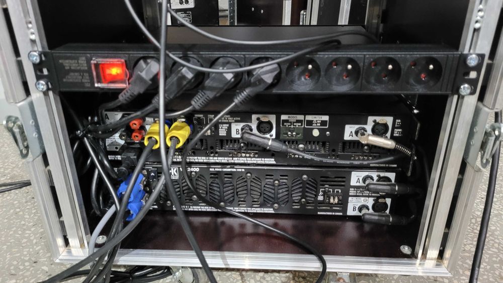HK Audio VC2400, VC1200, dynacord Aktive X-over + case 8H. Zestaw!