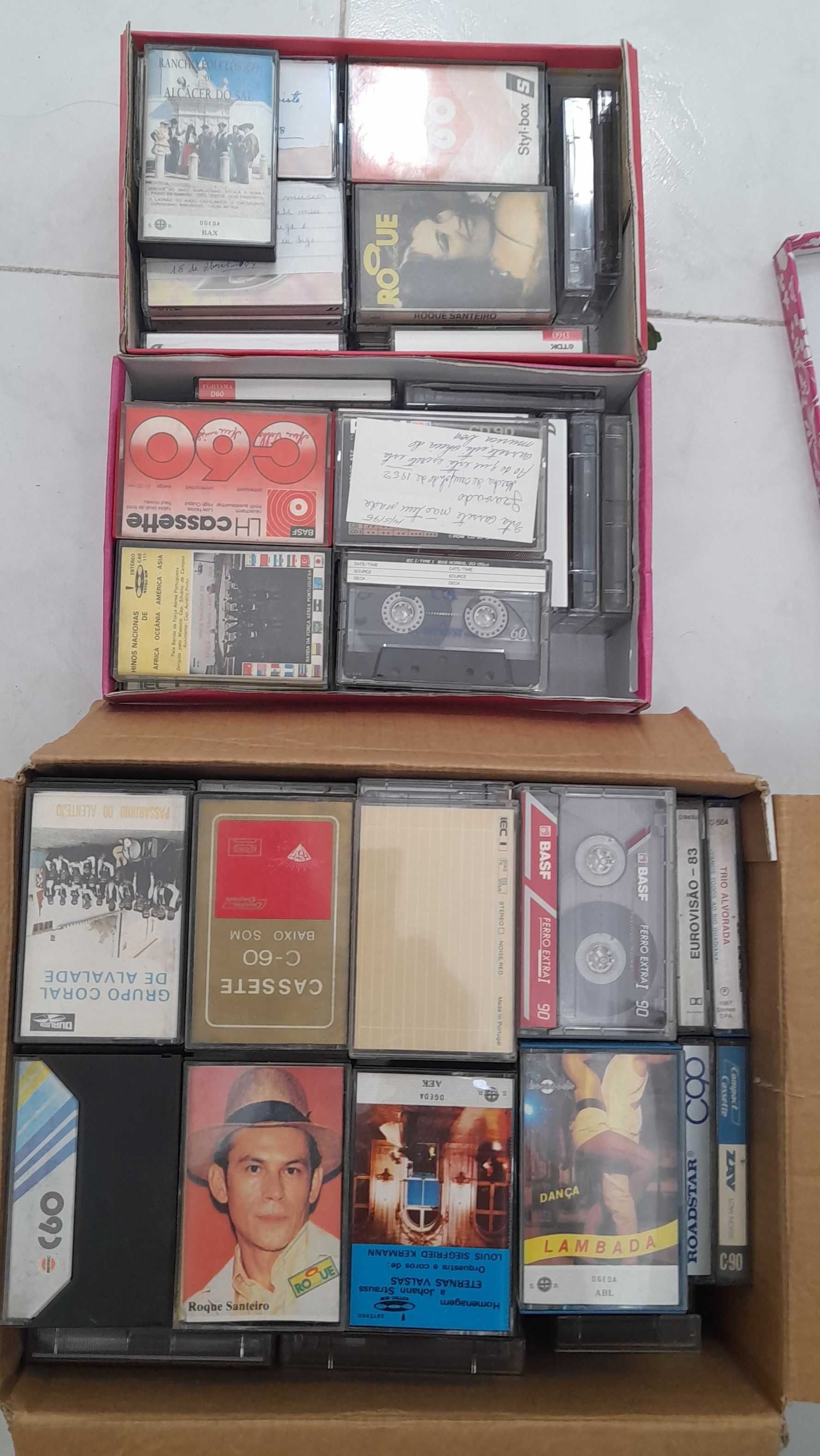 188 Cassetes Áudio - Preço Conjunto