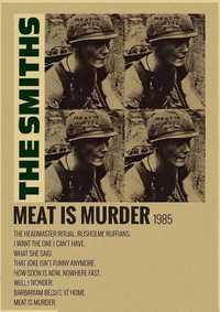 Плакат постер на крафт бумаге альбом группы The Smiths Meat Is Murder