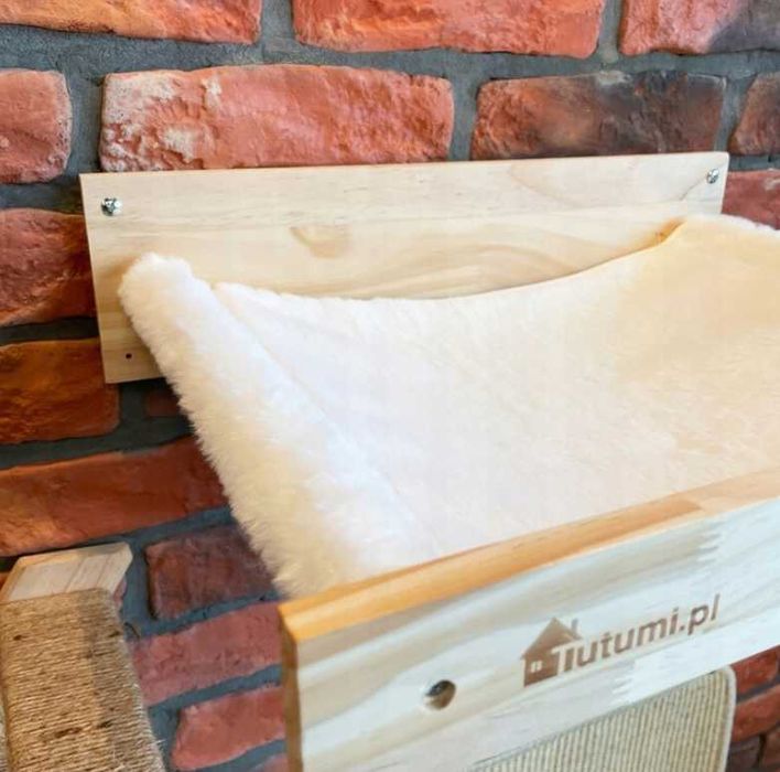 Hamak Legowisko dla Kota na Ścianę Wiszący Miękki NOWY - SUPERCENA