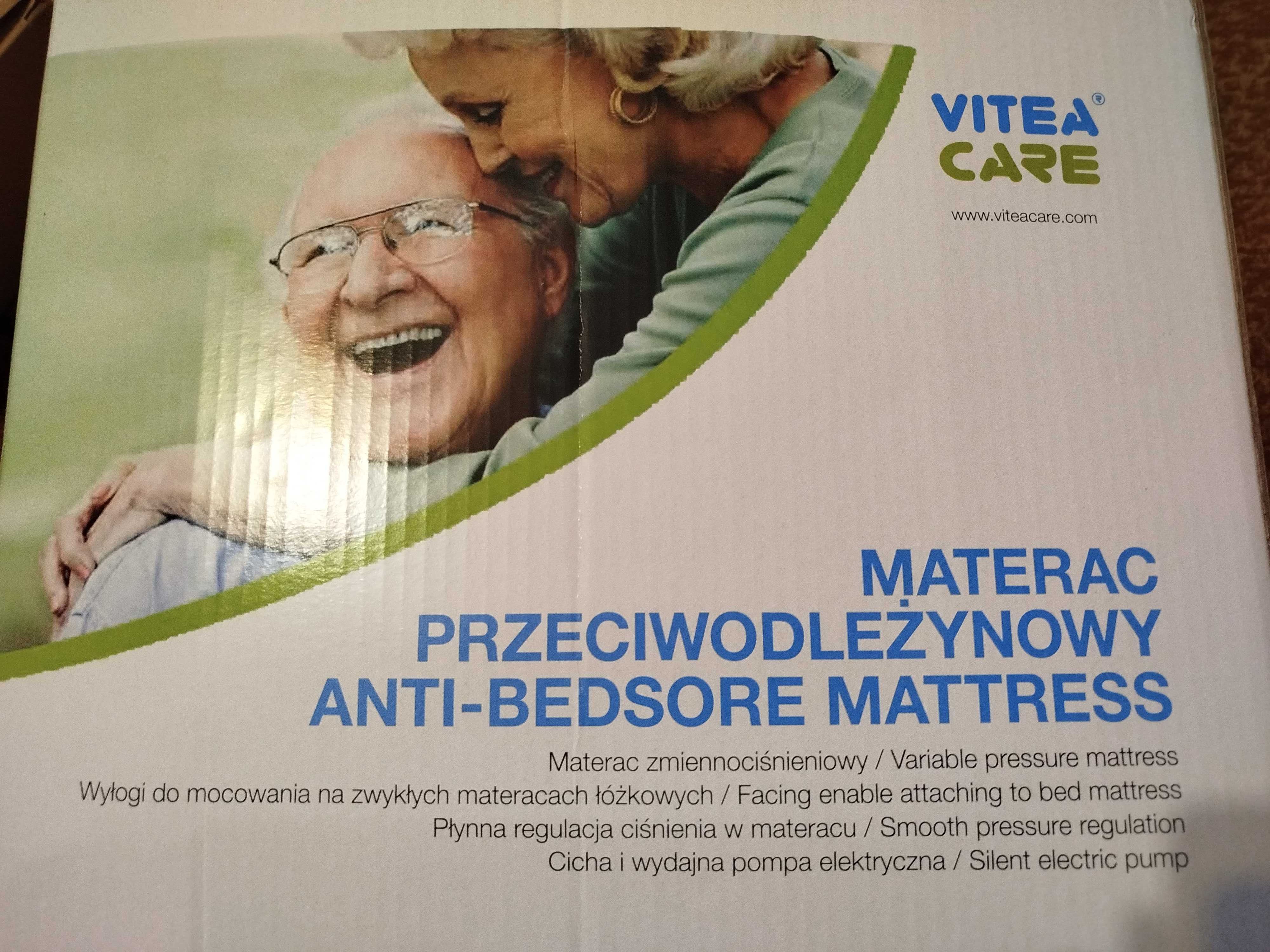 Materac przeciwodleżynowy rurowy Vitea Care VCM502 z mikrowentylacją