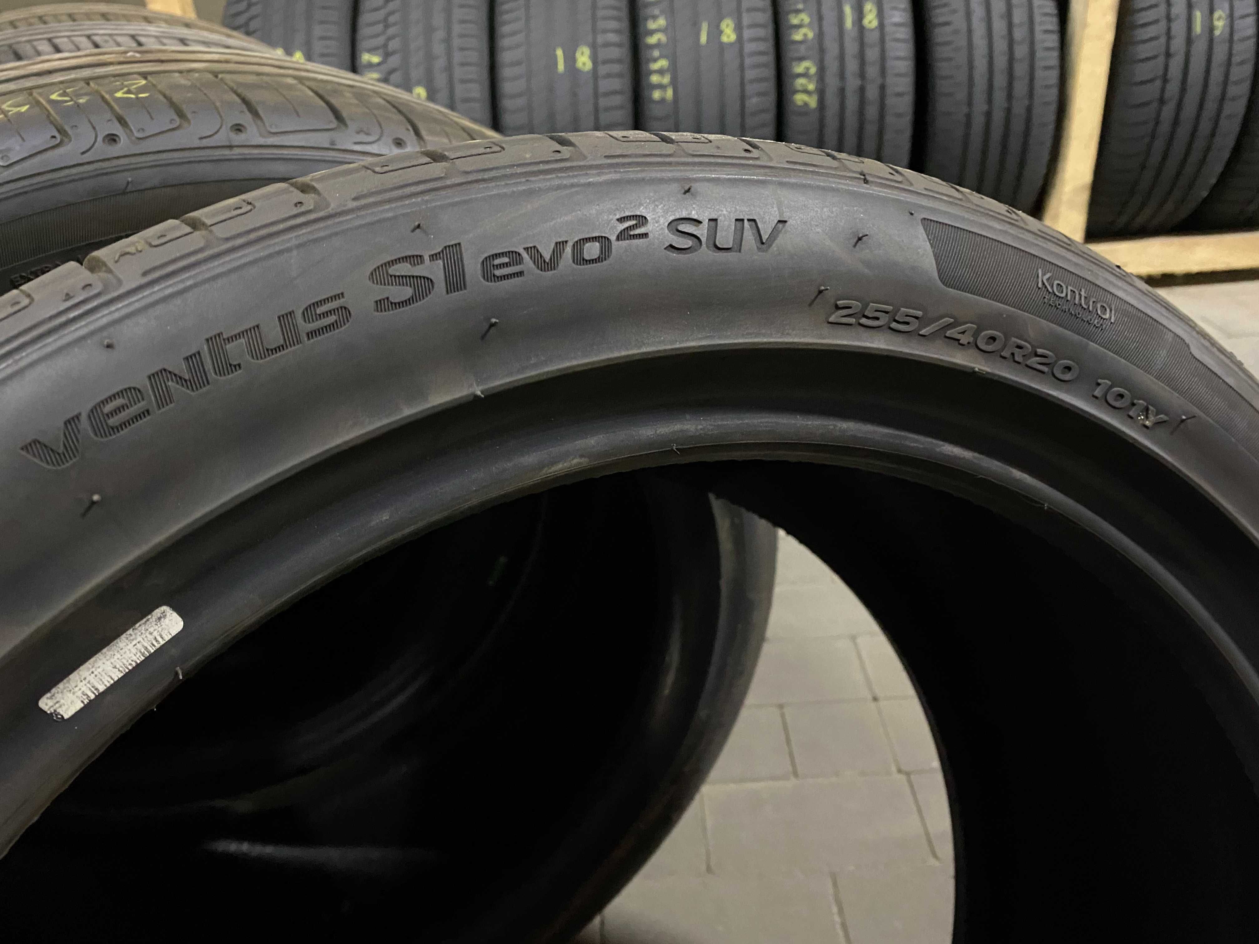 Літні шини 255/40R20 Hankook Ventus S1evo2 6.5-7+мм 2020-2021рік 4шт