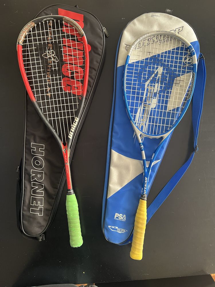 Duas Raquetes squash em bom estado