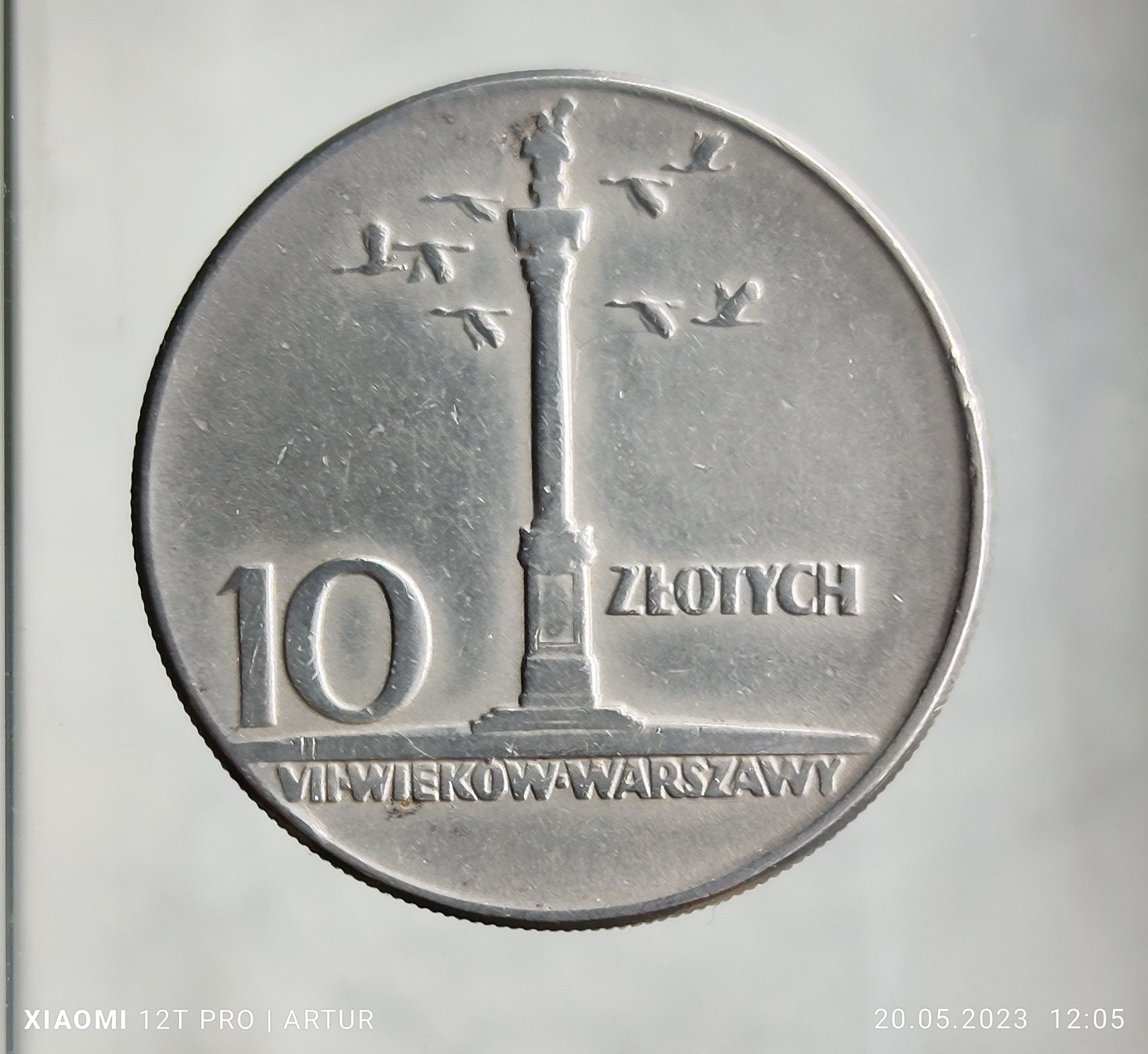 2 monety Duża kolumna oraz Wincenty Witos