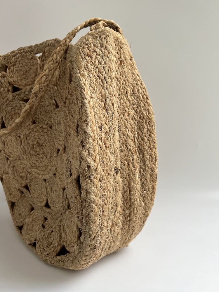 Плетеная соломенная сумка Mango
