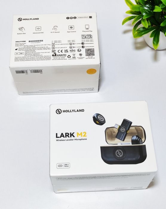 Мікрофон Hollyland Lark M2 / петличный микрофон для телефона