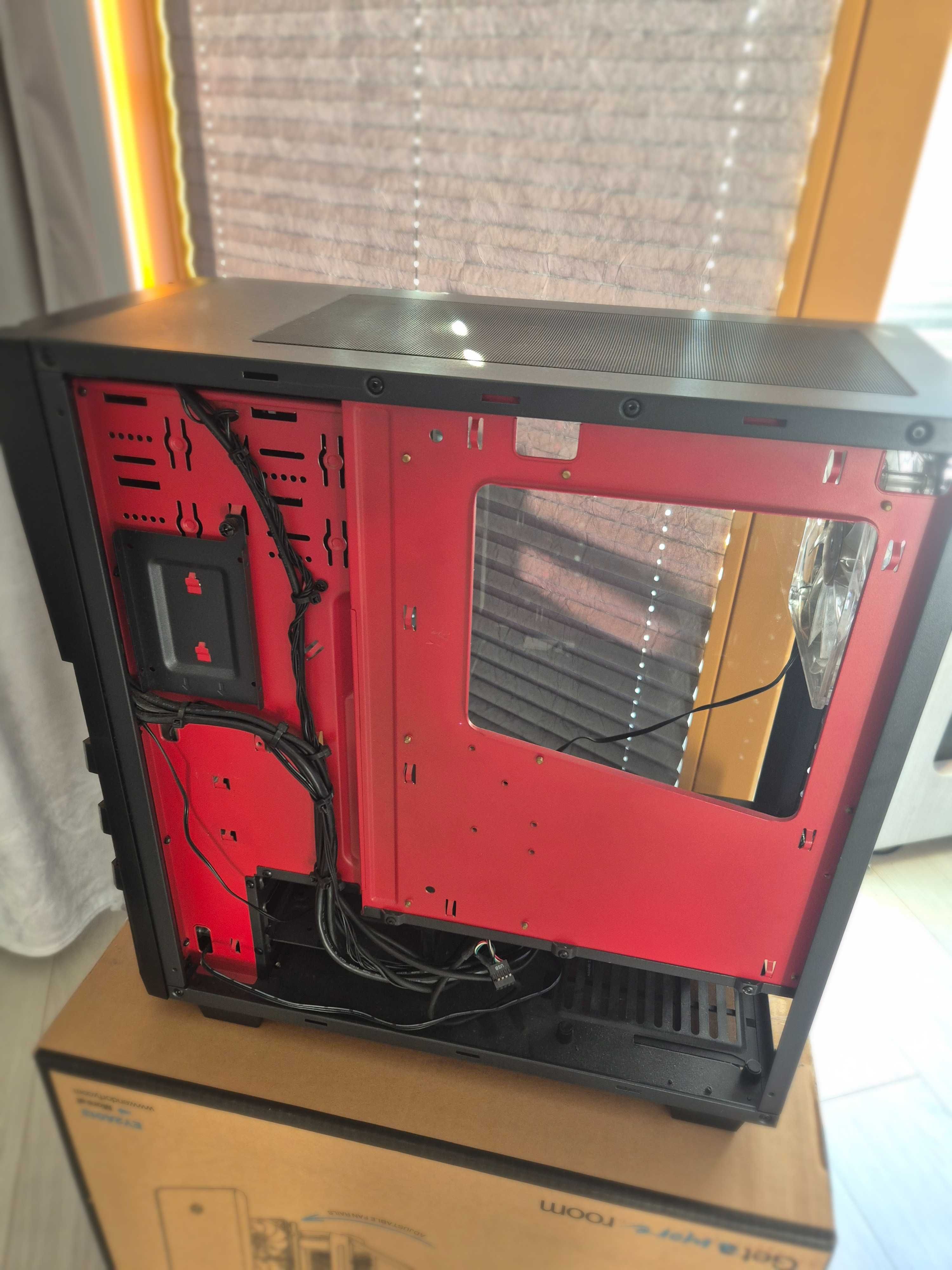 Obudowa PC Sharkoon DG7000-G Red ze szklanym oknem