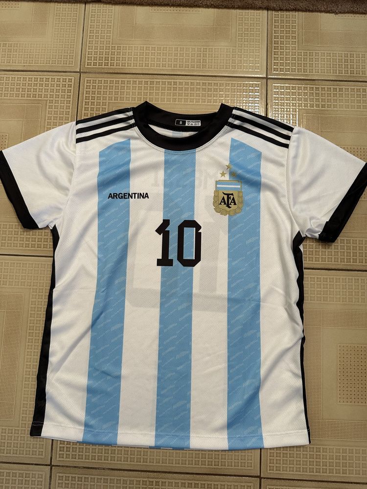 Conjunto criança Argentina Messi