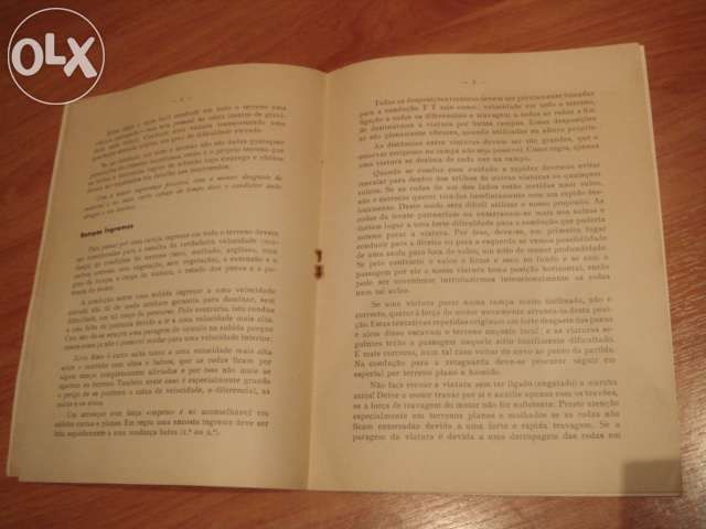 Livro 1962 conduçao atraves de todo o terreno direcçao da arma infanta