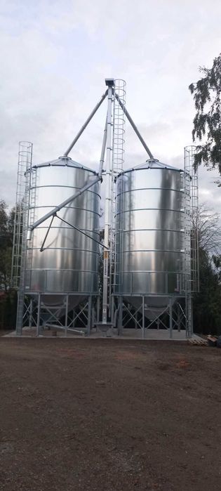 Podajnik łopatkowy do zboża kubełkowy ślimakowy silos zbożowy