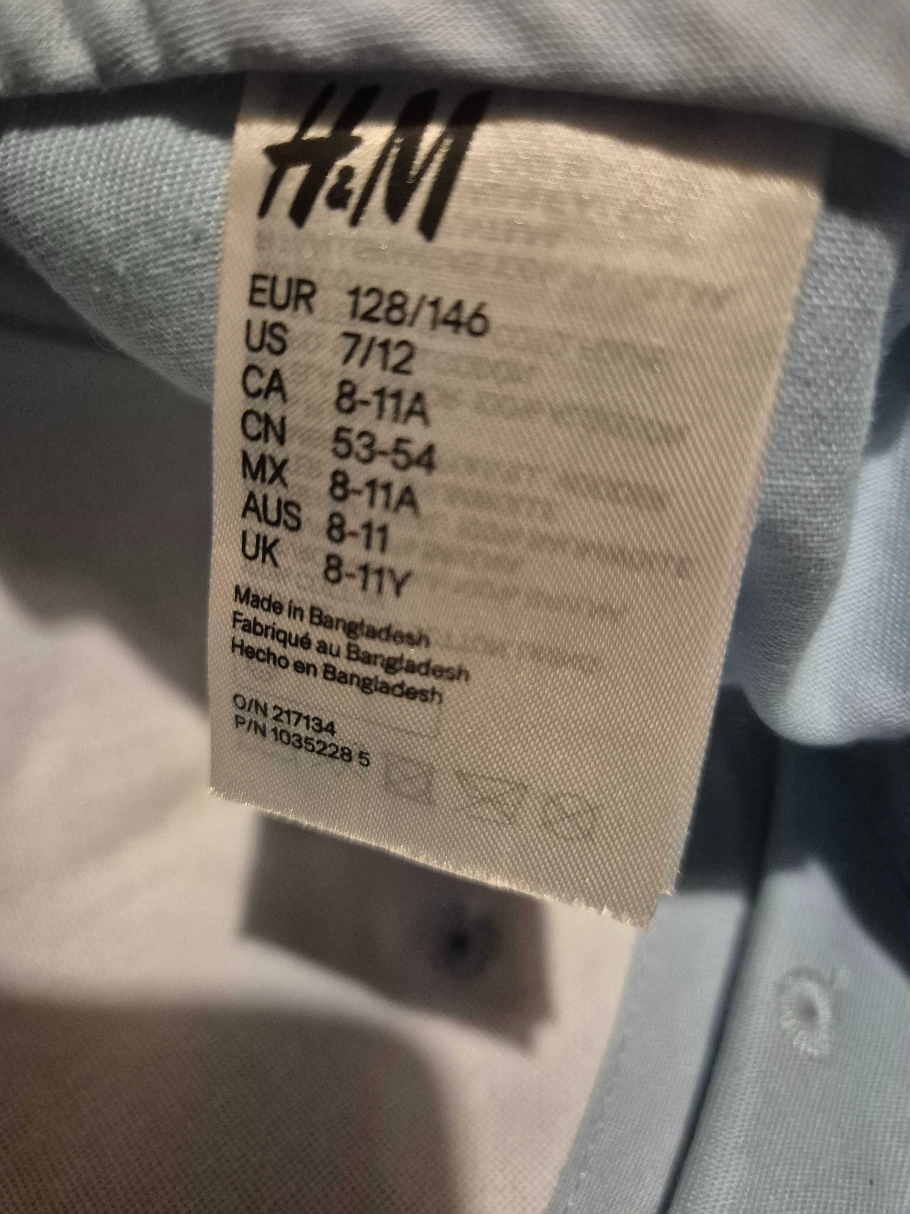 Czapka z daszkiem H&M błękitna, niebieska