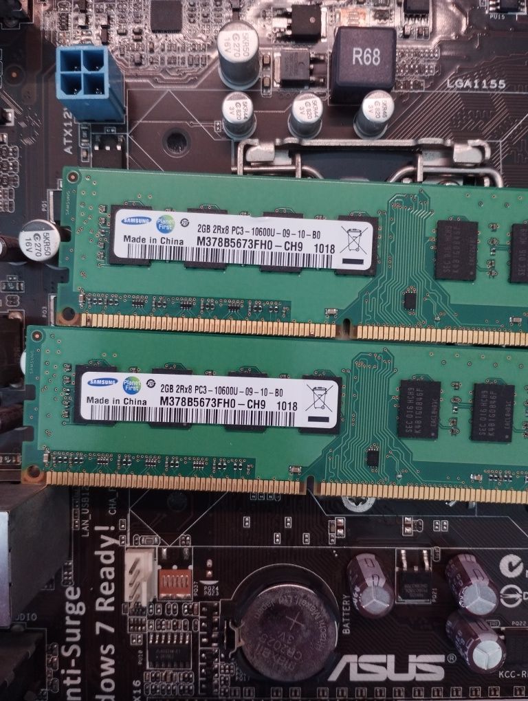 Bundle Motherboard Asus P8H61-M + Intel i5-3570 3.4Ghz +4gb ddr3