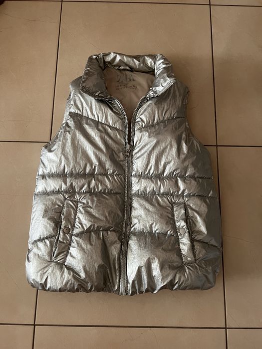 Жилетка ZARA серебро
