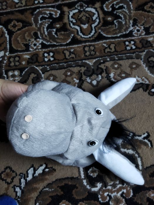 Маска шапка ослик