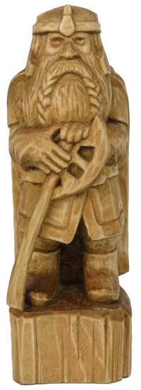 Дерев'яна статуетка ручної роботи гном Гімлі з Володар Перснів