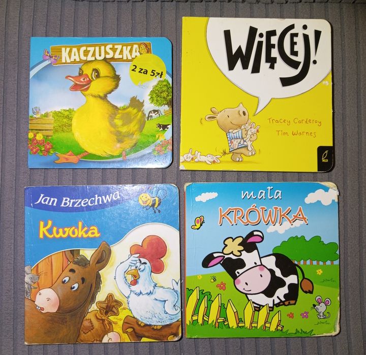 Zestaw 4 książeczek