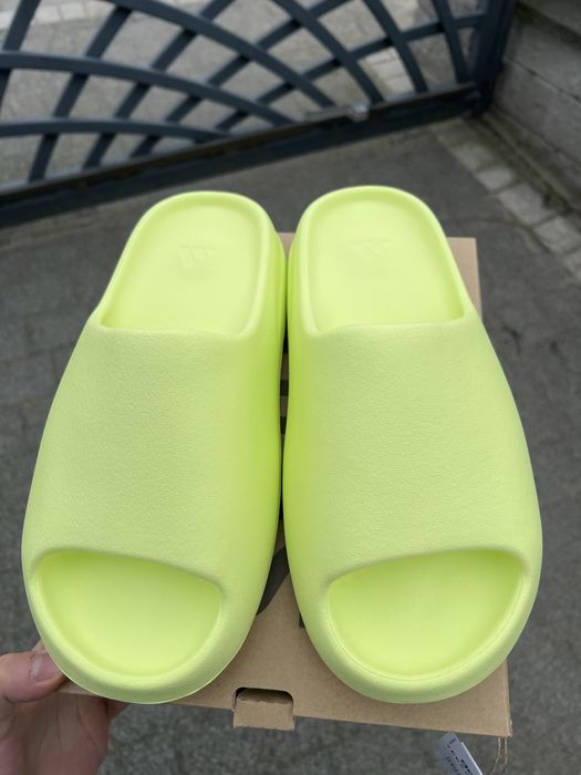 Adidas Yeezy Slide Green Glow klapki limonkowe zielone 44.5