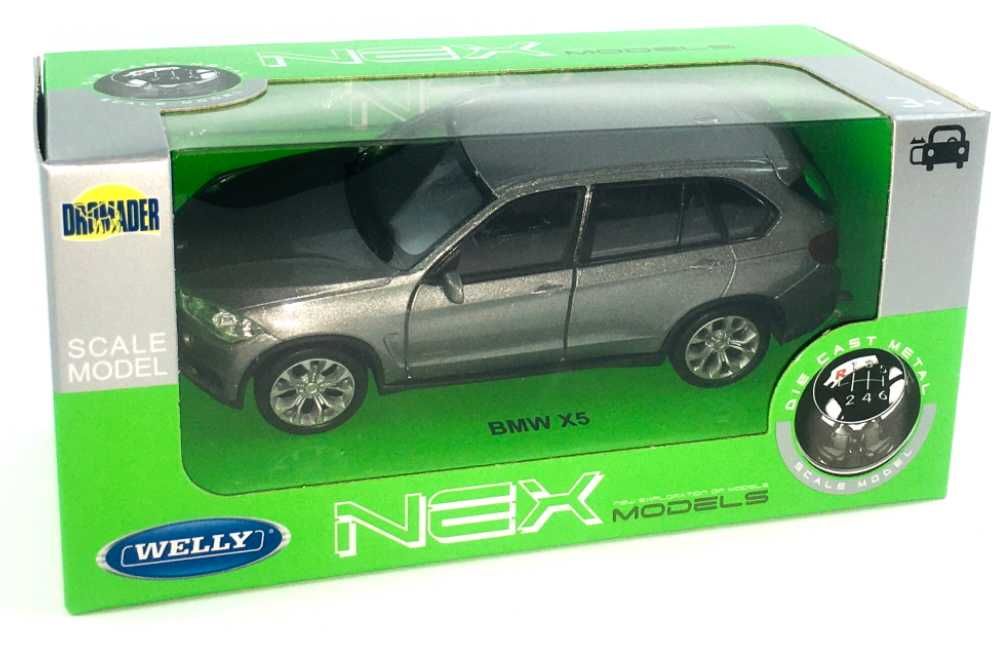 BMW X5 model WELLY 1:34 grafitowy