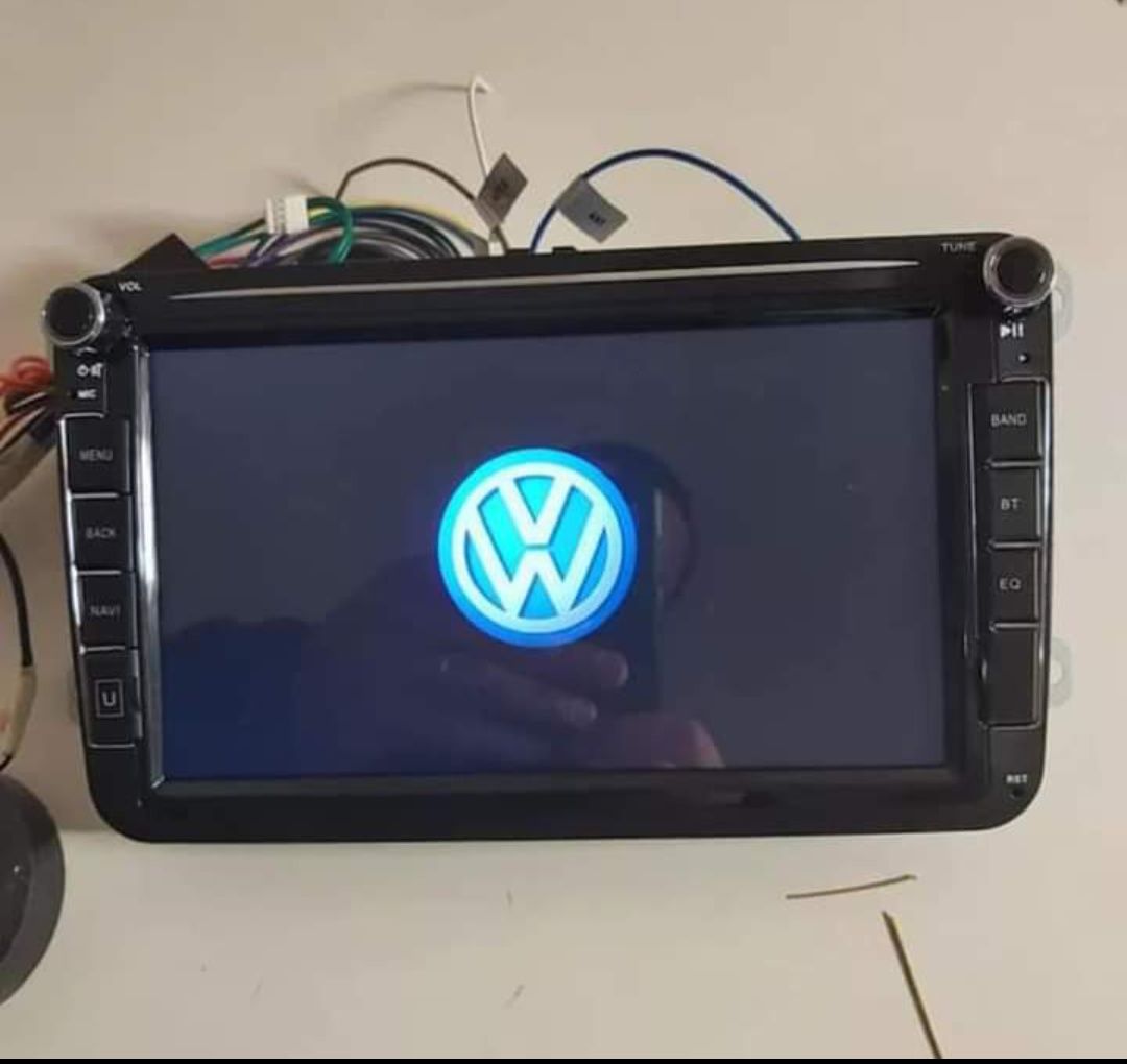 Rádio Android 12 com GPS Volkswagen, SEAT, Skoda (Artigo Novo)