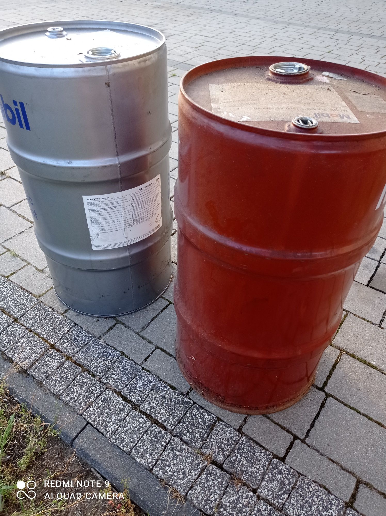 Beczki metalowe 60 litrów