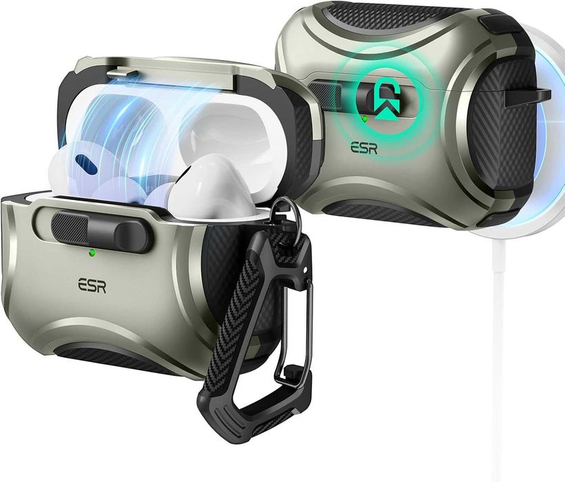 Чехол ESR Cyber Tough FlickLock MagSafe Чехол на AirPods 4