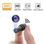 Компактная Wi-Fi камера 1080P,  Видеонаблюдение 24/7, датчик движения