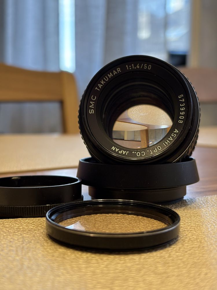 Obiektyw Takumar SMC 1.4/50 m42 Asahi Pentax