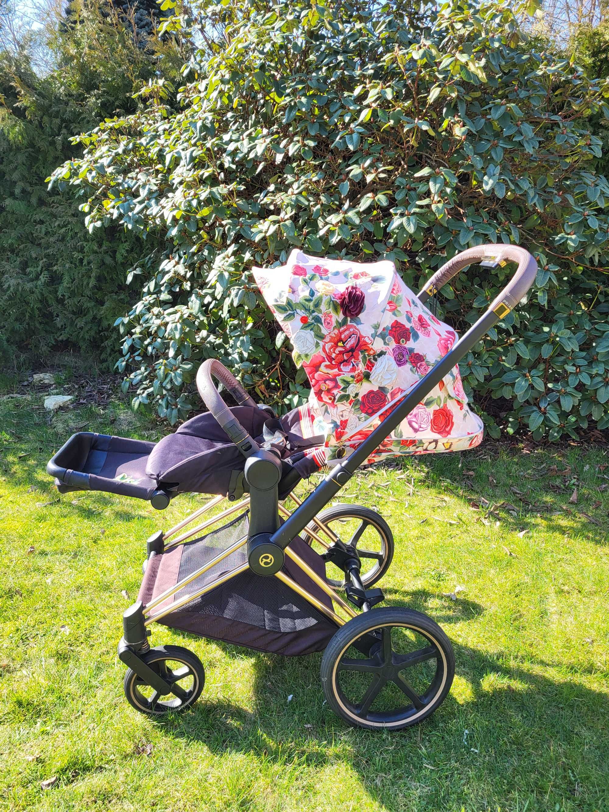 Wózek dziecięcy spacerówka Cybex Priam 2.0 Spring Blossom Light