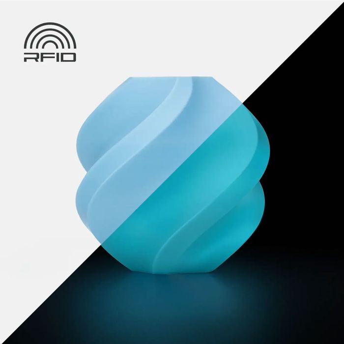 філамент Bambu Lab PLA Glow 1.75 mm, світиться у темряві
