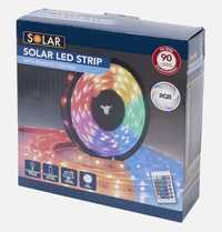 Taśma LED Solar 5 metrów Z 90 diodami LED RBG zmieniającymi kolor