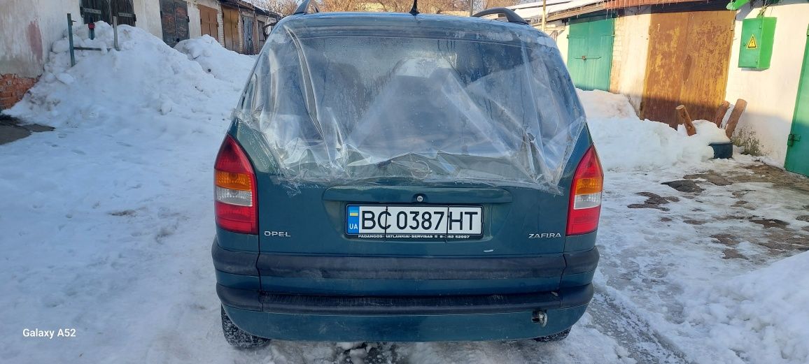 Opel zafira a,  2.0 дизель, 2000год.