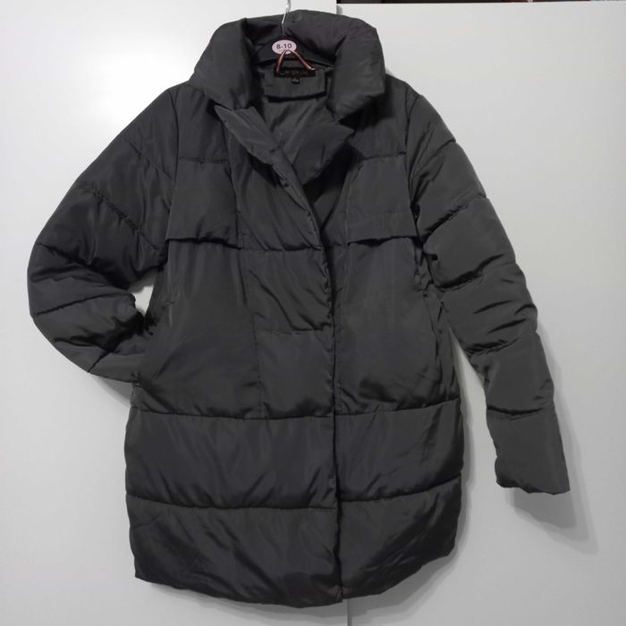 Pikowana kurtka damska przedluznana rozmiar 36 oversize